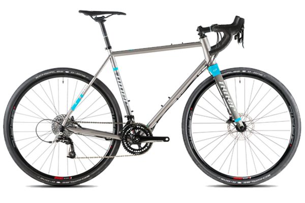 NINER RLT Steel Road Bike - 3-Star Rival - Demo1 - Gray-Blue Hot on Sale
